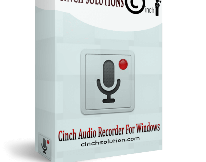 Cinch Audio Recorder 4.0.2 Crack + KeyCode full Version [2021